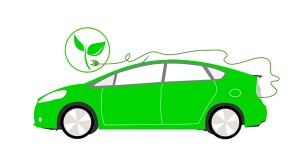 Ilustration of a "green" car
