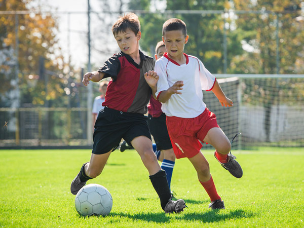 Organized leisure activities, like football, have increased among children.